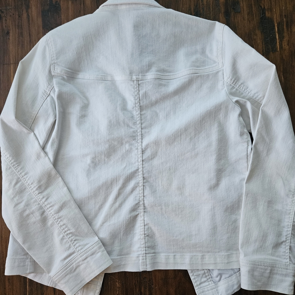 Northern Reflections White Jean Jacket - Picture 6 of 6